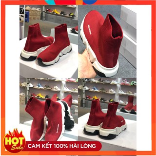 $ Hot Sale $ Giày Balencia Speed Cổ Chun Cao Đỏ Fullbox - Beefashion86