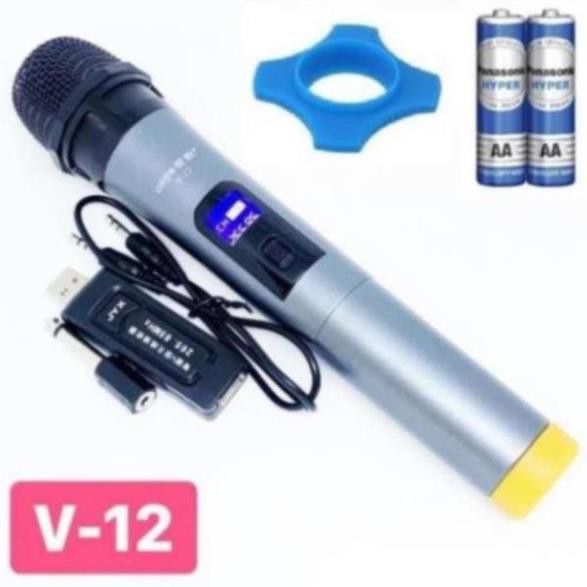 mic v12 kết nối không dây dành cho lao bị lạc mic