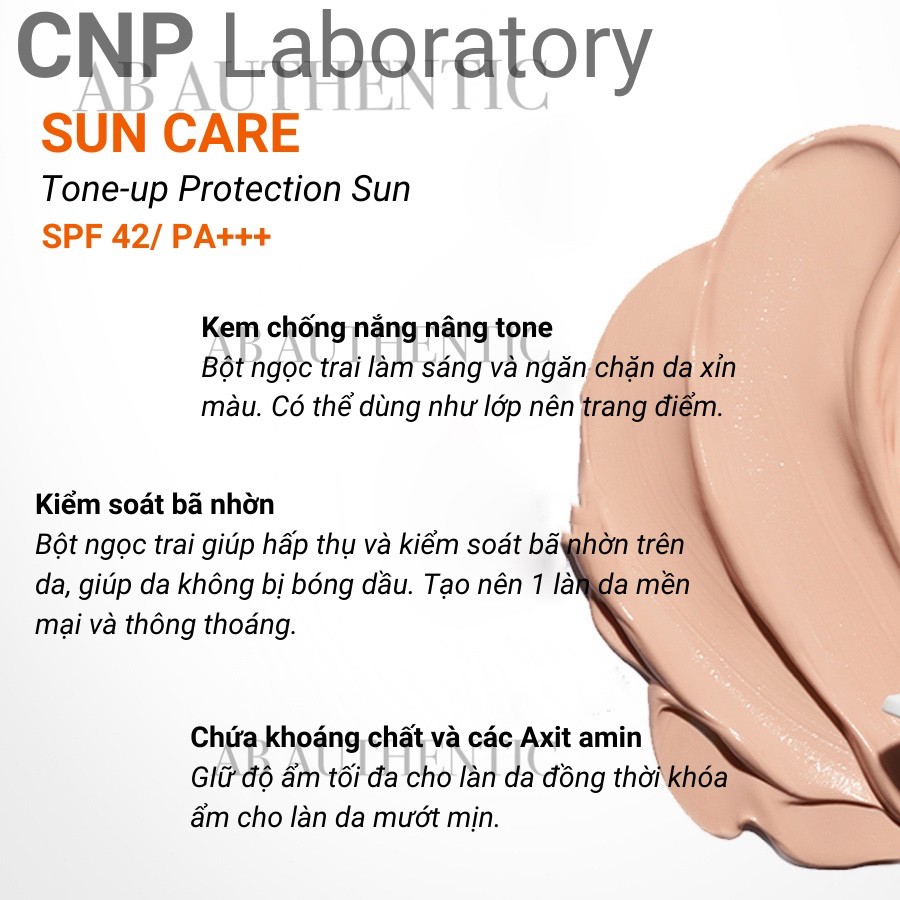Kem chống nắng nâng tông da CNP Laboratory Tone-Up Protection Sun 50 ml- AB Authentic | BigBuy360 - bigbuy360.vn