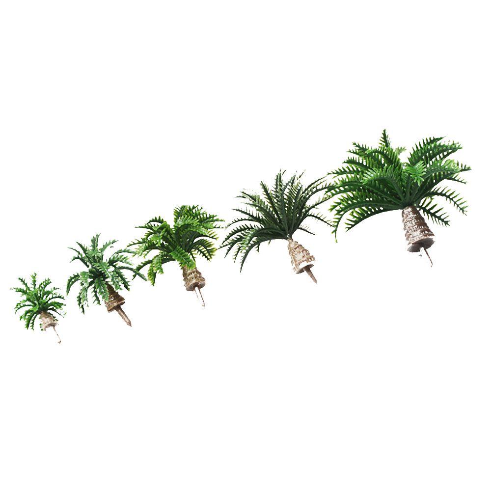 JANE Bộ 20 Mô Hình Cây Dừa 2 / 2.5 / 3 / 3.5 / 4cm Tự Trang Trí Tiểu Cảnh