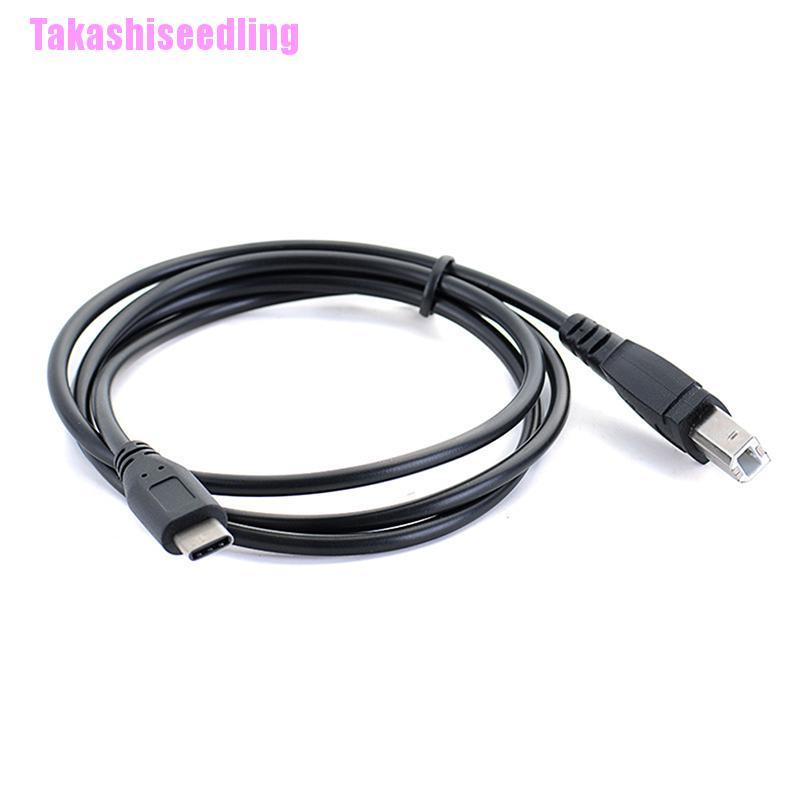 Dây cáp chuyển đổi từ Usb-C Type-C sang Usb B thích hợp cho điện thoại / máy in