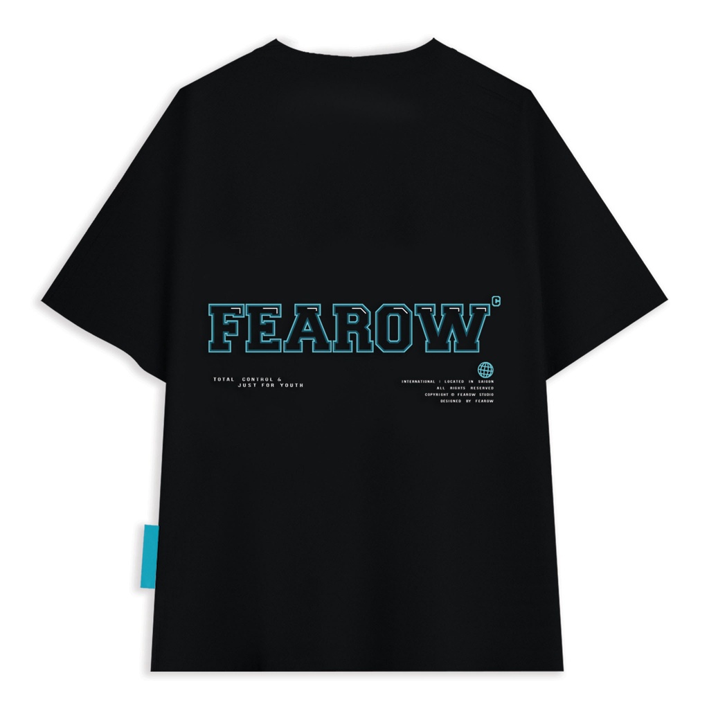 Áo thun nam nữ local brand unisex Fearow Basic 90s Tee / Màu Đen - FW119