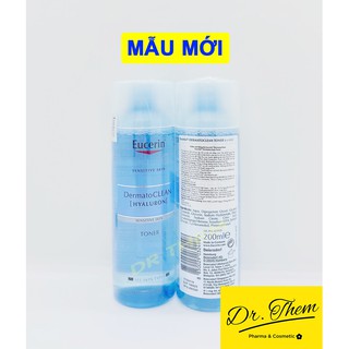 Nước hoa hồng cho da nhạy cảm Eucerin Dermatoclean Clarifying Toner 200ml