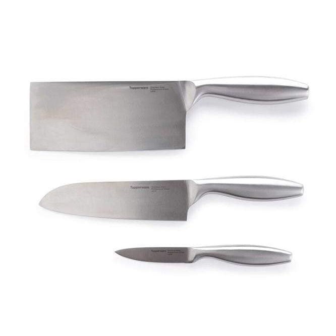 Bộ Dao Pro Asian Knives tupperware 3 món tặng kèm đến dao
