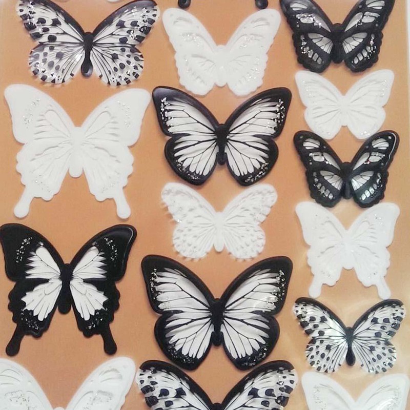 Set 18 Bươm Bướm 3D Dán Tường Trang Trí