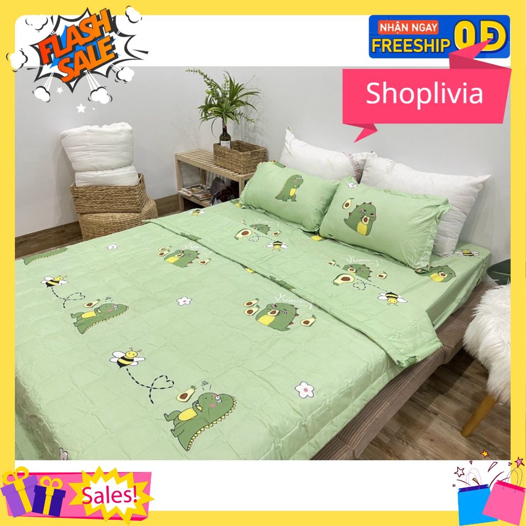 Ga Trải Giường bo chun[1mx2m,1m2x2m,mẫu mới nhất[SHOPLIVIA]