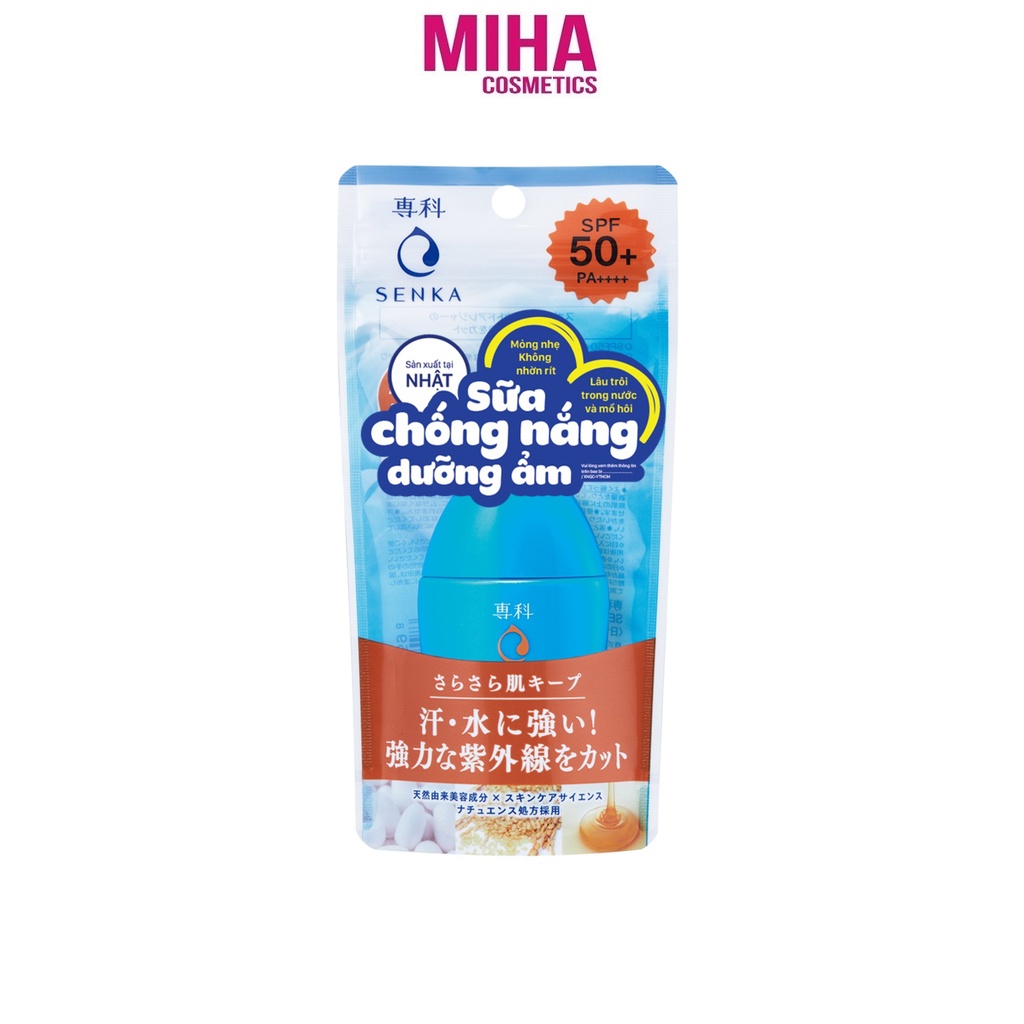 Sữa Chống Nắng Dưỡng Ẩm SENKA Perfect UV Milk N SPF 50+ PA+++ 40ml Nhật Bản