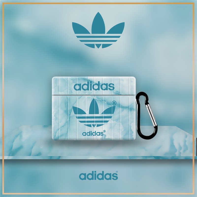 Vỏ bọc hộp sạc tai nghe Airpods 1 / 2 in logo cỏ ba lá Adidas