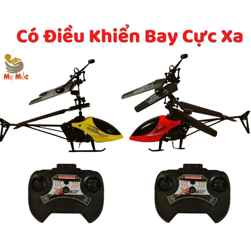 Máy Bay Điều Khiển Từ Xa Helicopter Kèm Dây Sạc - Đồ Chơi Thông Minh Cho Bé Tư Duy Trí Tuệ - Shop Mẹ Mốc