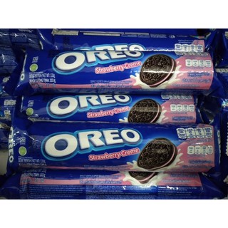Bánh kẹp kem Oreo vị dâu 133g