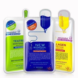 PVN2285 Mặt nạ dưỡng da Mediheal Teatree, Vita Lightbeam, Placenta Revital và Collagen EX Essential Mask 24ml T2