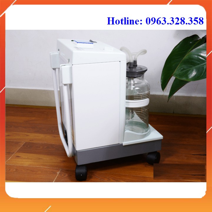 Máy hút dịch, mũi đờm 2 bình Lucass ss-8a cho phòng khám, bệnh viện tặng kèm 2 đầu hút hàng bảo hành chính hãng 12 tháng