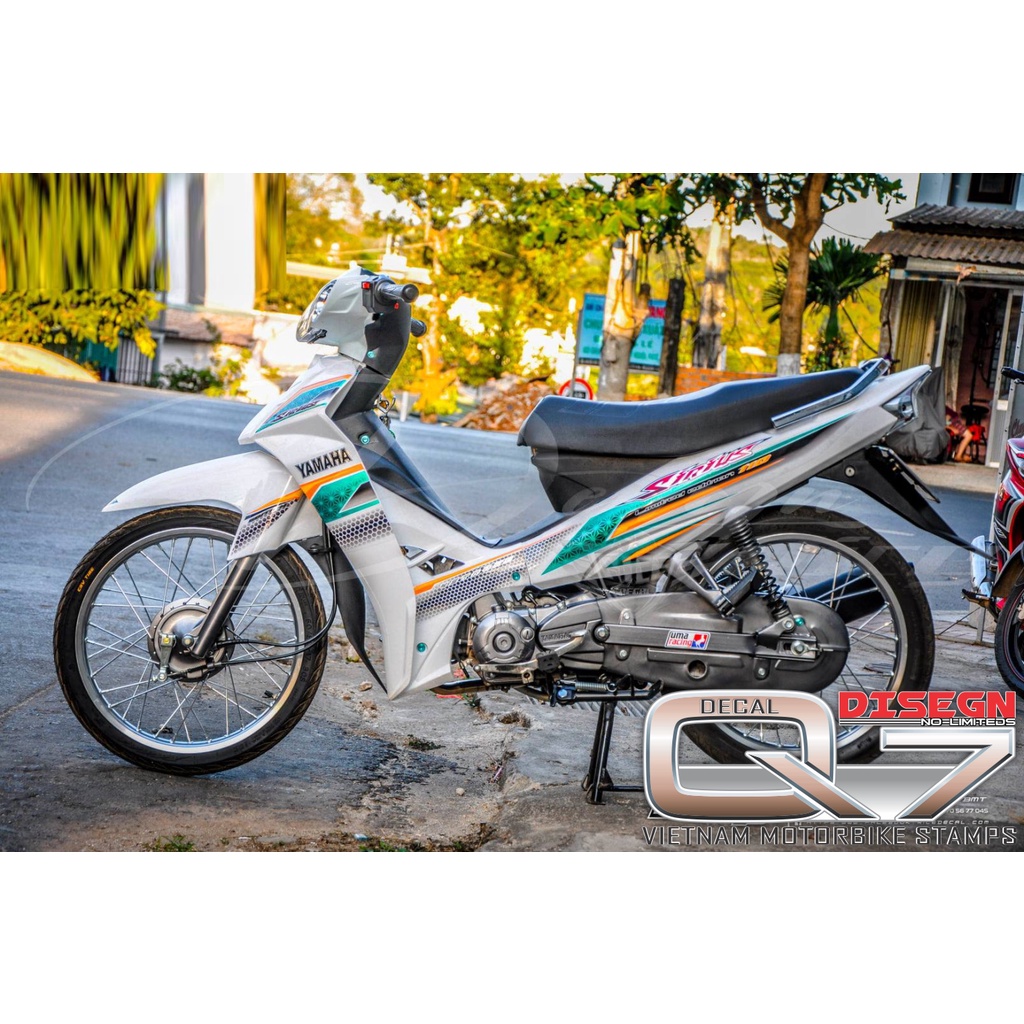 Tem Rời Sirius 110 Xanh trắng tổ ông