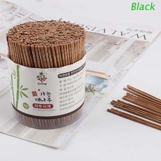 Set 800 que tăm xỉa răng bằng gỗ carbon hóa một đầu nhọn dùng một lần cho tiệc cocktail
