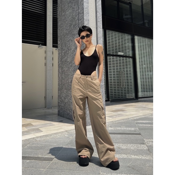 AYSERKRIS | Quần Cargo Lưng Thấp