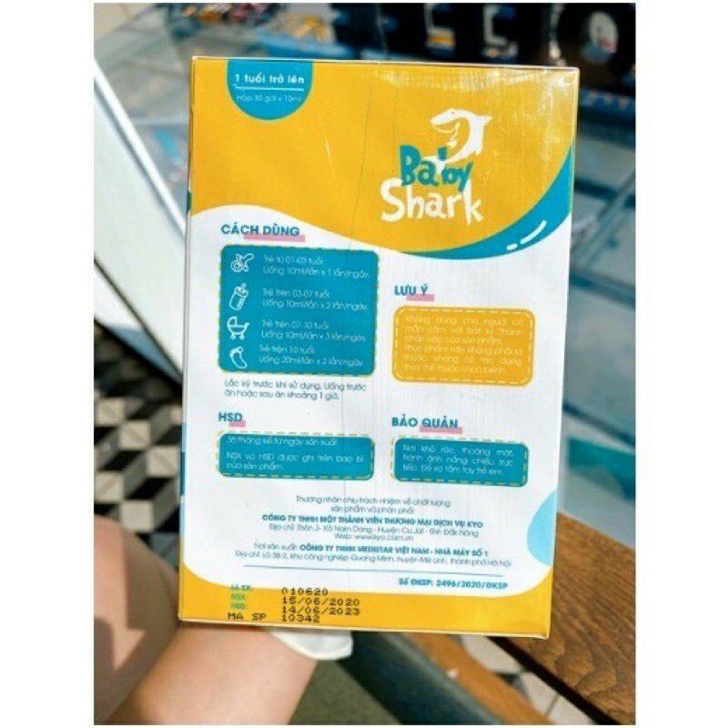 Sỉ 3 hộp Baby shack ăn ngon cá mập