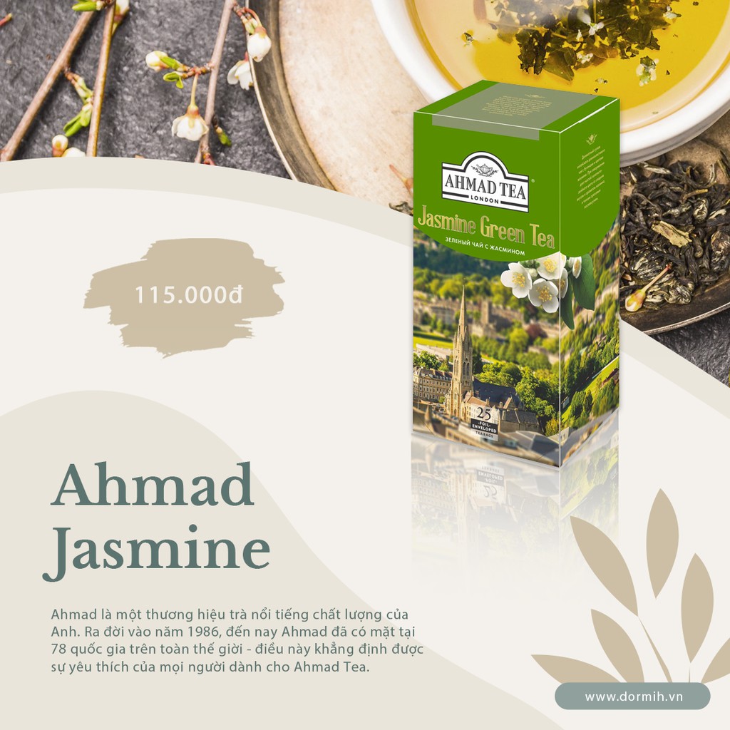 SET TRÀ Jasmine | Mix các dòng trà hoa nhài hương thơm nhẹ nhàng, tinh tế