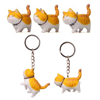 Móc Khóa Hình Mèo Mập Mạp Dễ Thương