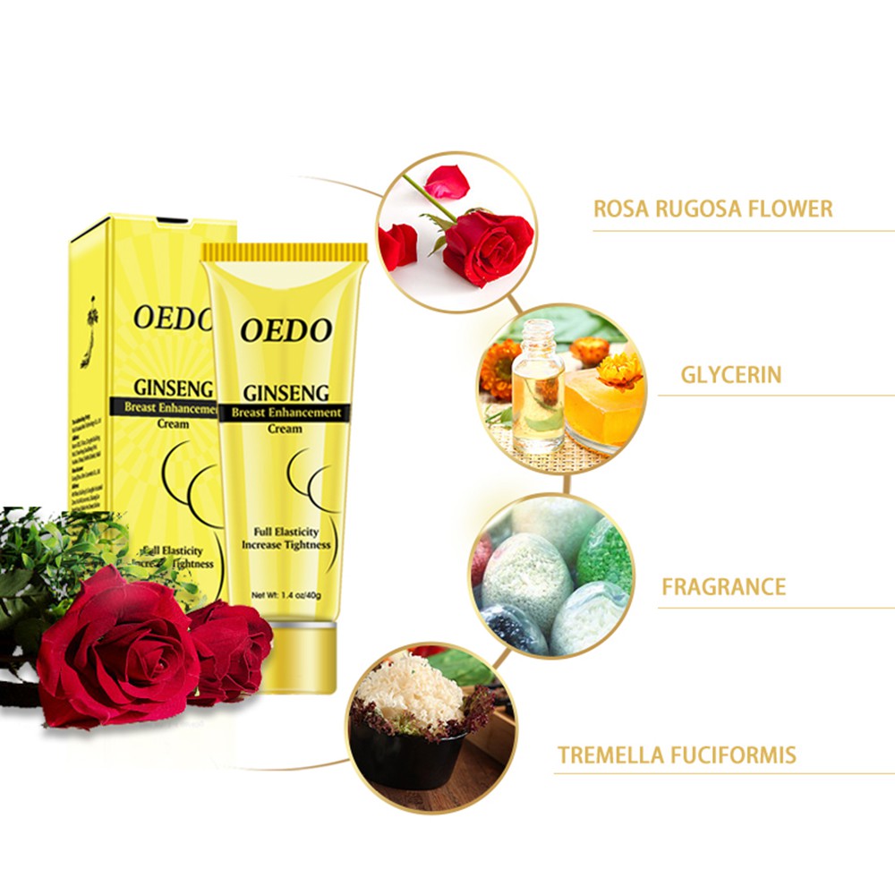 Kem massage nở ngực OEDO chiết xuất nhân sâm tạo độ đàn hồi và săn chắc cho vòng ngực