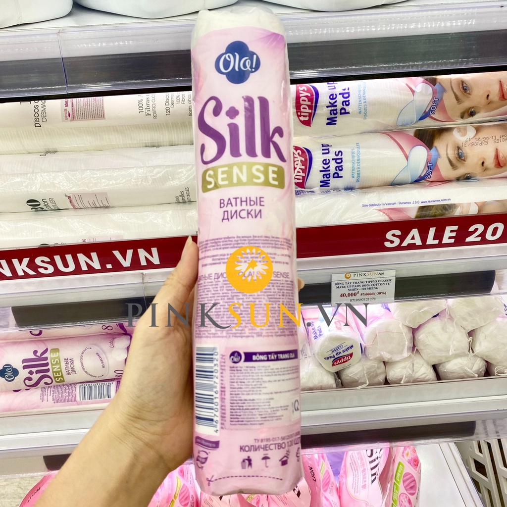 Bông Tẩy Trang Ola 100% Cotton 120 Miếng