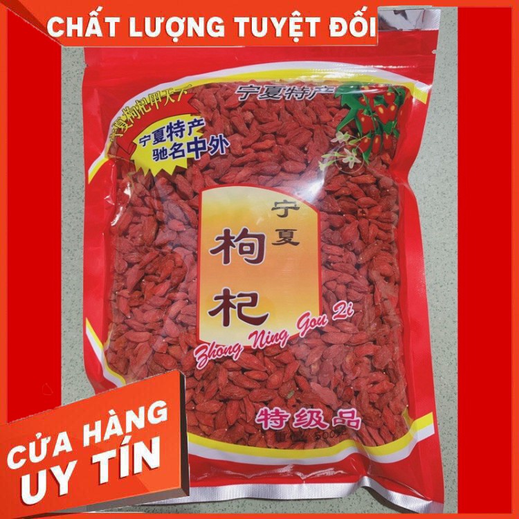 [Hàng Cao Cấp] Kỷ tử đỏ Ninh Hạ 500g-1kg hạt to đều, ngọt hạt kỷ tử Organic hàng loại 1 - Dược Liệu Quý Món Quà Thiên Nh