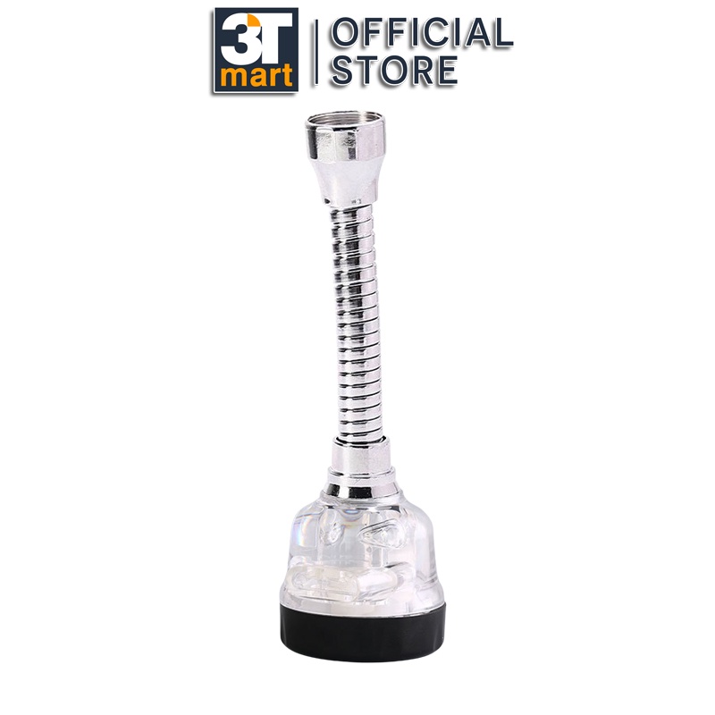 Đầu vòi rửa bát tăng áp điều hướng trục lò xo 17cm xoay 360 độ 3 chế độ nước C'MON DV-04đ