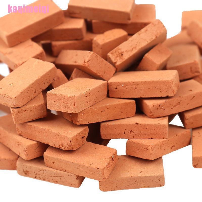Set 50 Mô Hình Gạch Mini 1 / 16 Dùng Để Trang Trí Tiểu Cảnh