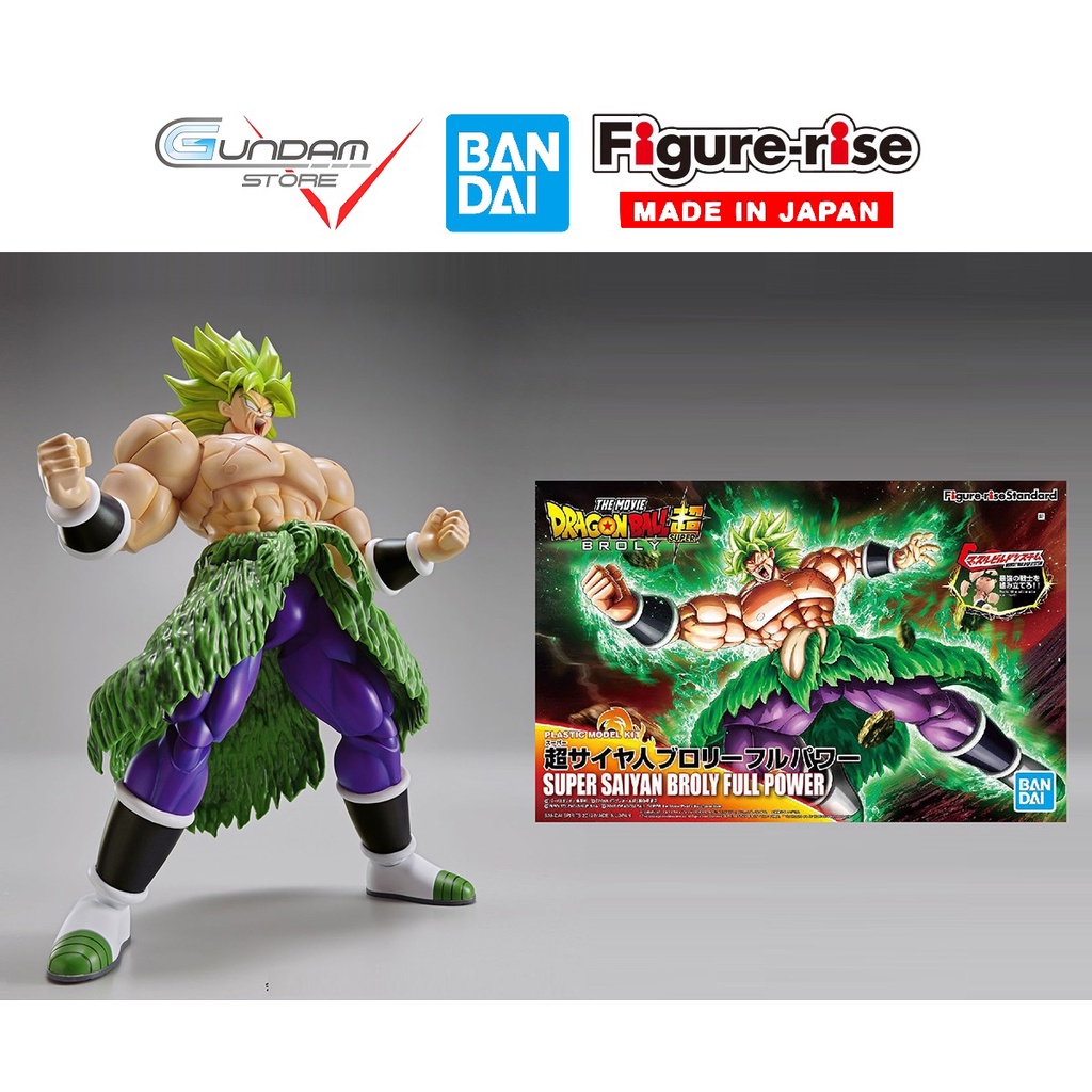 Mô Hình Lắp Ráp BROLY SUPER SAIYAN FULL POWER Dragon Ball Figure-Rise Standard Bandai Đồ Chơi Anime