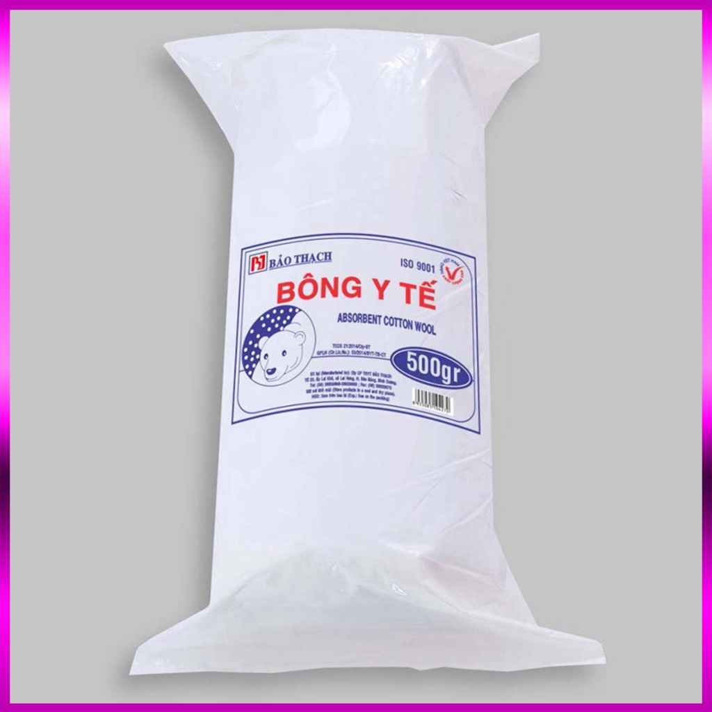 Bông Gòn Y Tế 500g Bảo thạch ( Thấm nước)