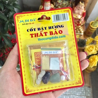 Bộ cốt thất bảo chuẩn tâm linh, hàng thật cho bát nhang Thổ công, gia tiên
