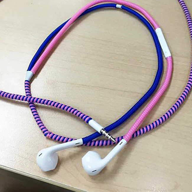 Dây cuốn tai nghe, dây cáp sạc nhiều màu sắc