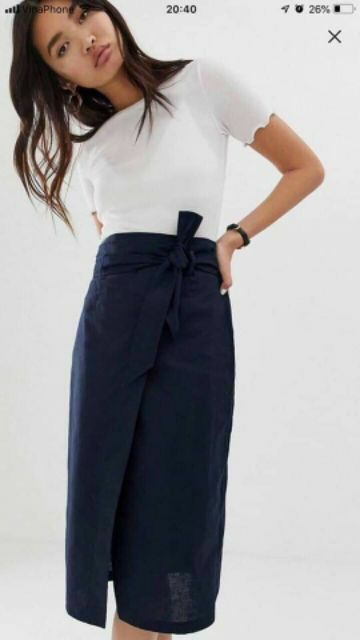 Chân váy nữ thô đũi xuất dư GIÁ RẺ- SHOPSIRE