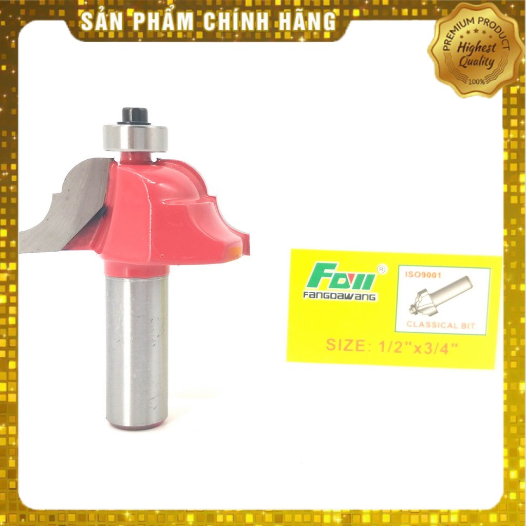 MŨI PHAY GỖ ĐÁNH CHỈ NỔI 2 HÌNH 15MM