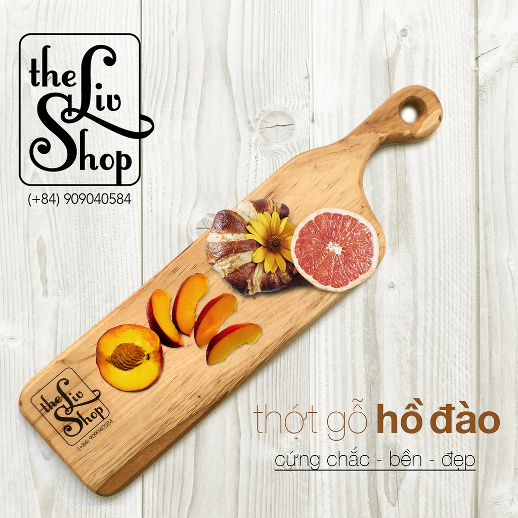Thớt gỗ hồ đào TheLivShop (CN 45cm)