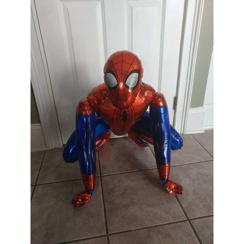 Bong Bóng Hình Người Nhện/Iron Man 3D Độc Đáo Trang Trí Tiệc Sinh Nhật