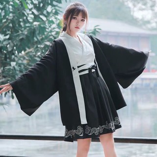 Nhật thức hoạ phục Hạc cổ trang cosplay Nhật phục