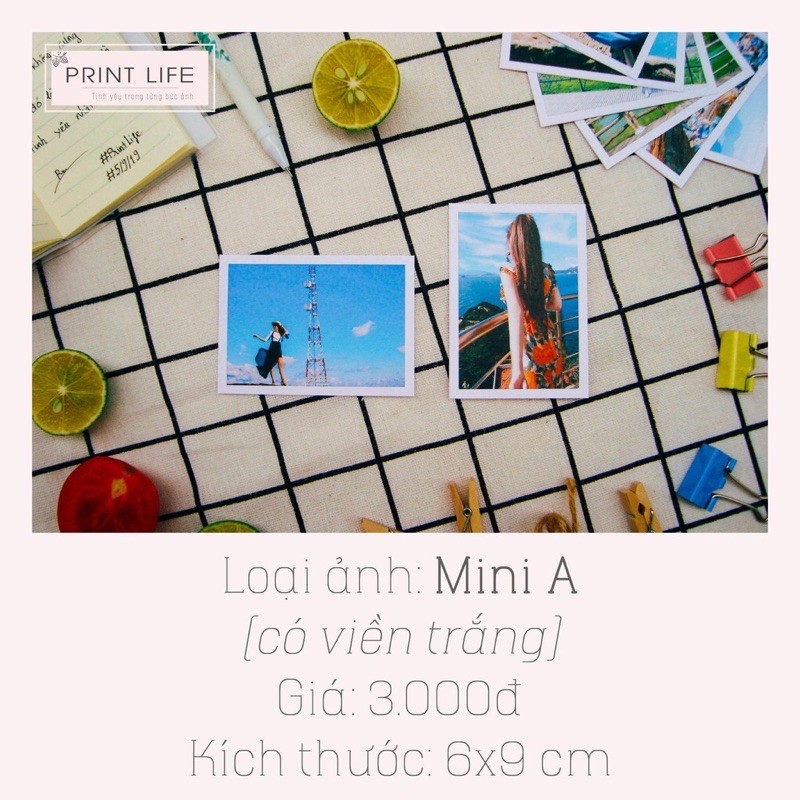 In 50 ảnh polaroid viền trắng chất lượng cao gocnha