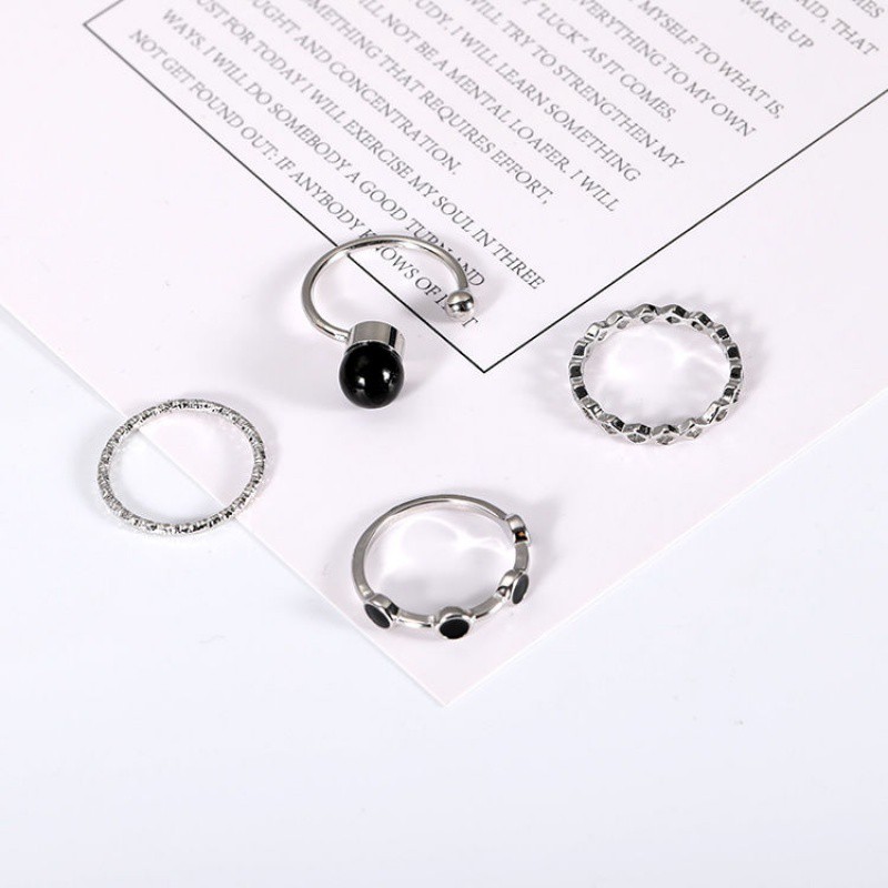 Set Nhẫn Phong Cách Hàn Quốc Xinh Xắn Cho Nữ