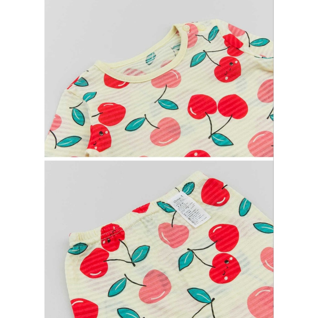 Bộ tay lửng Cotton chính hãng Cordi-i Hàn Quốc bé gái