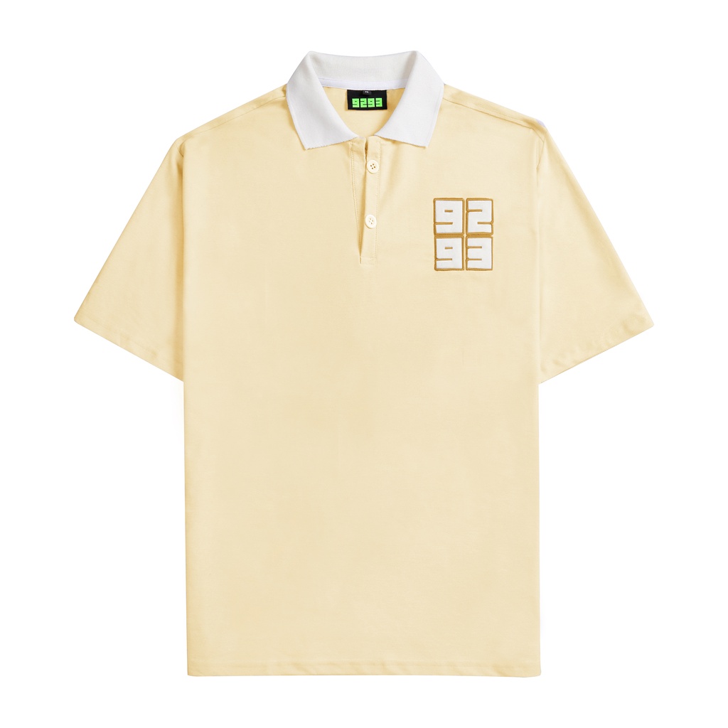 Áo Polo 9293 màu Be/Tím 100% cotton, bảo hành 1 đổi 1.
