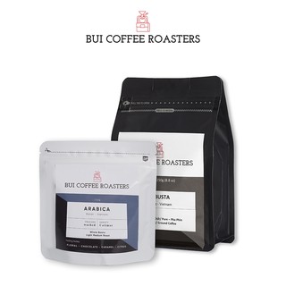 Combo cà phê bột robusta 250g + arabica 100g