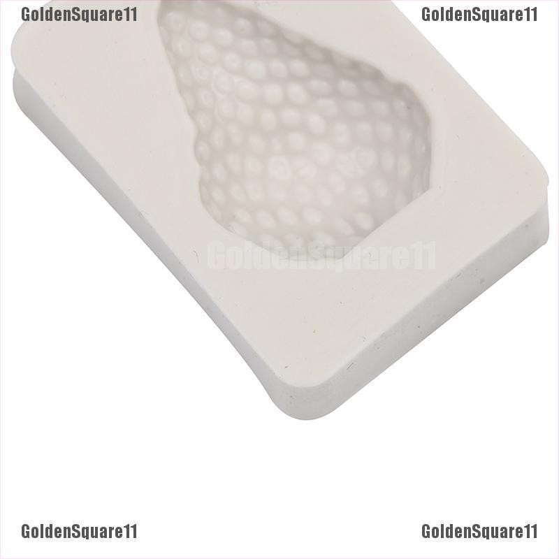 Khuôn Silicone Tạo Hình Trái Dâu Trang Trí Bánh Kem