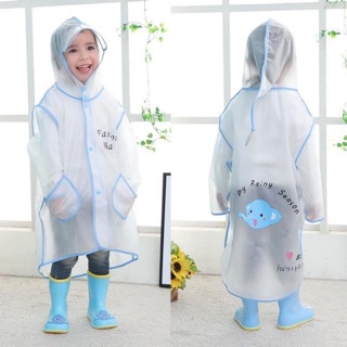 Combo áo mưa và ủng cho bé
