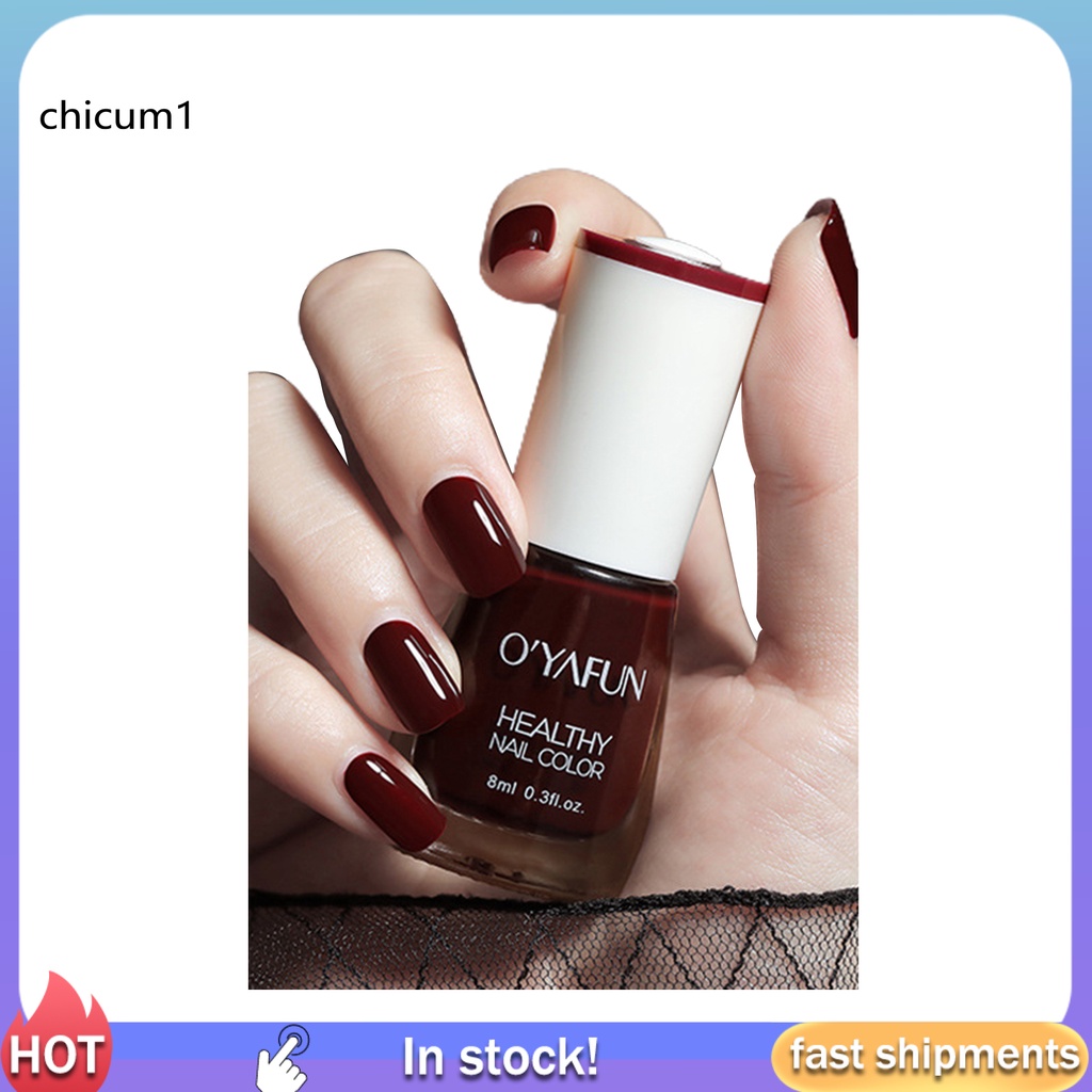 [Hàng mới về] Sơn móng tay chiết xuất nước hoa lâu trôi màu sắc thời trang