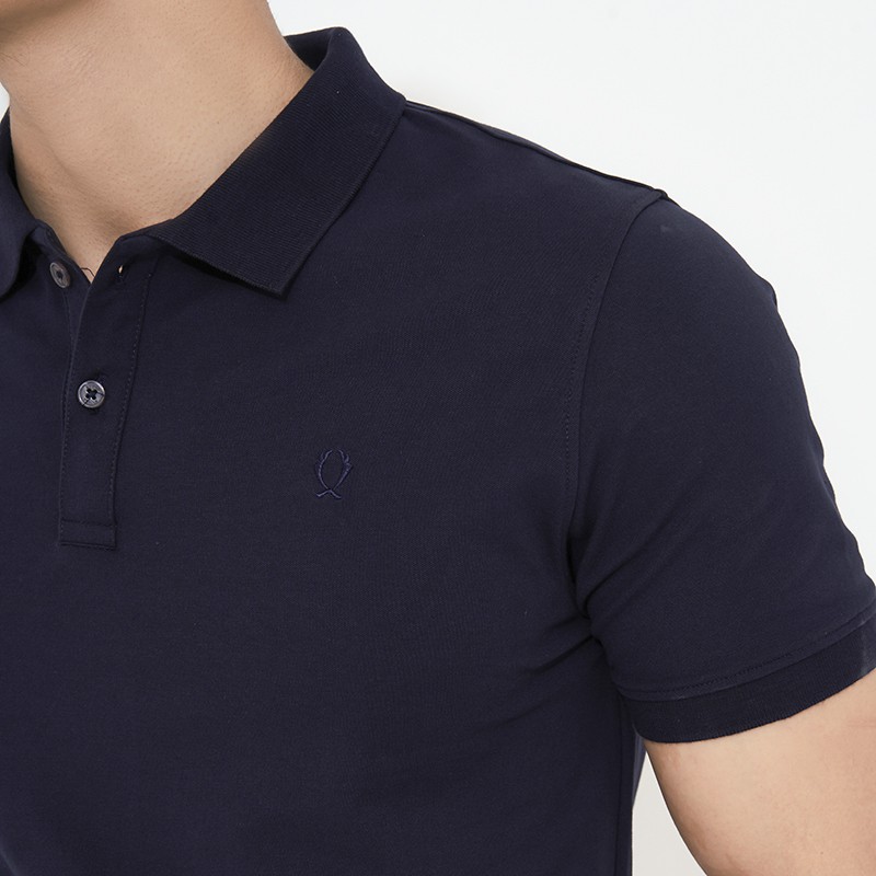 Áo Polo Nam Trơn 1 Màu, Có Cổ Chất Cotton 100% - SỢI ĐAN 40 Cao Cấp, Áo Phông Nam Thêu Logo Venisce