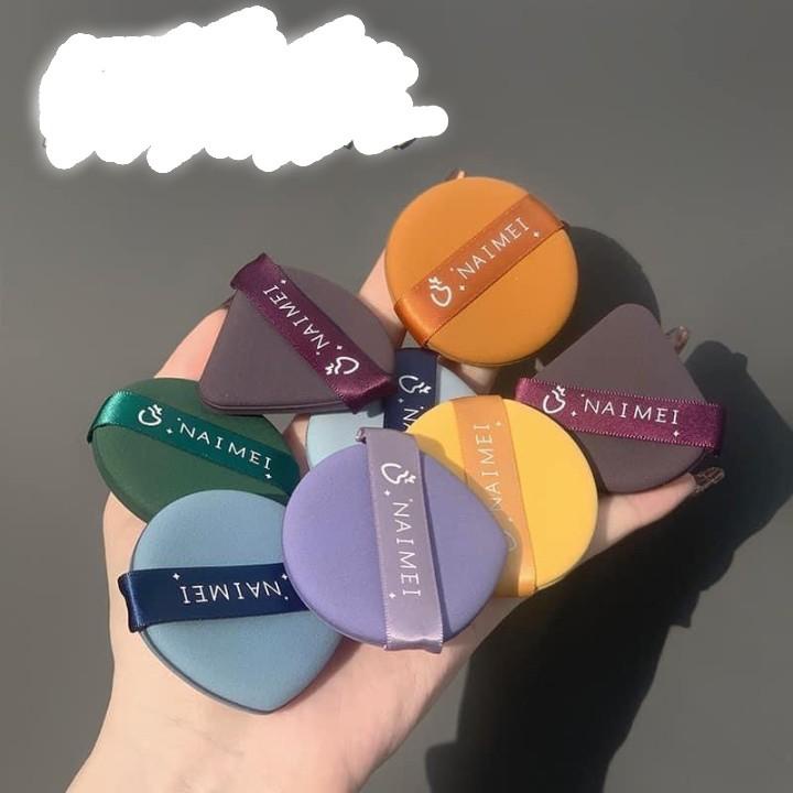 Set 7 Miếng Bông Phấn trang điểm có hộp đựng xịn xò, hàng hót 2022