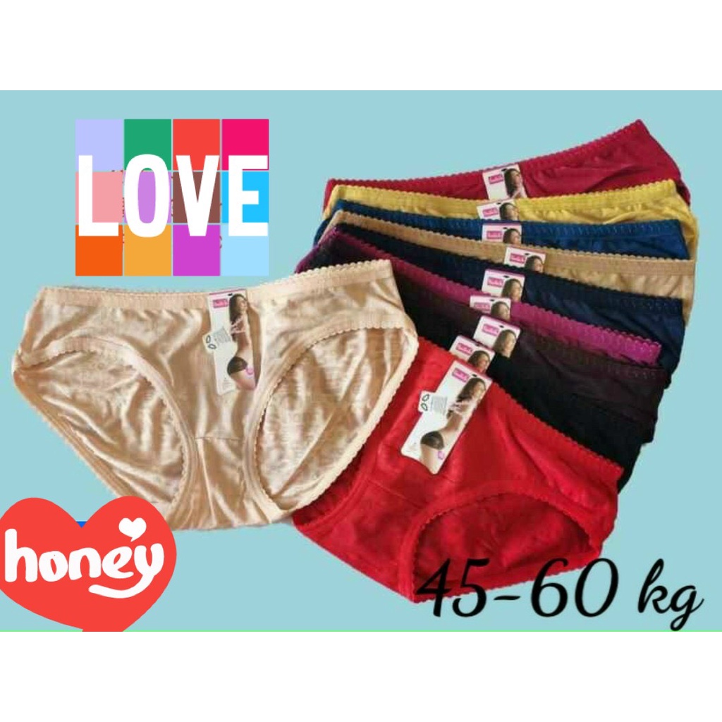 Bộ 10 quần lót nữ thông hơi gấm lạnh Thái Lan cao cấp , size từ 40-65kg