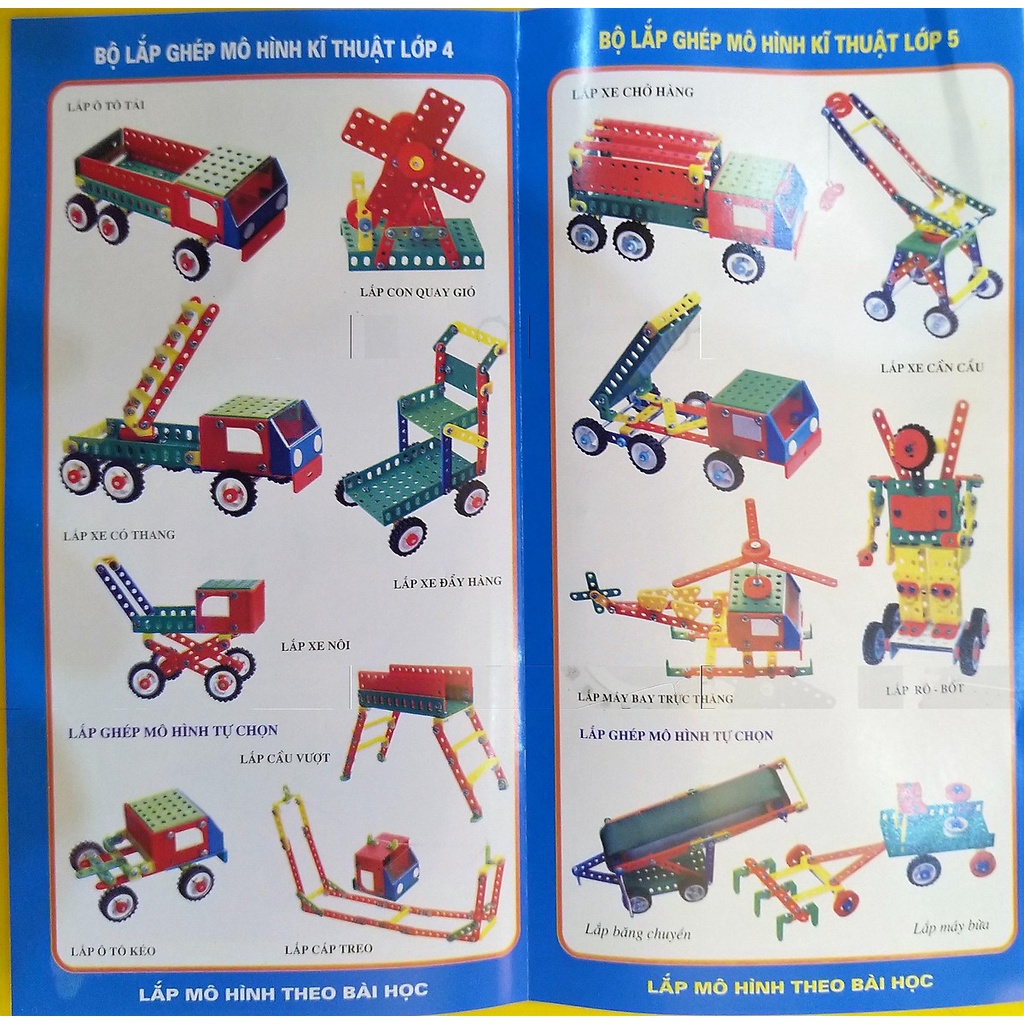 Bộ Lắp Ghép Kỹ Thuật Lớp 4 và 5 - Bộ Lắp Ráp Kỹ Thuật Lớp 4-5
