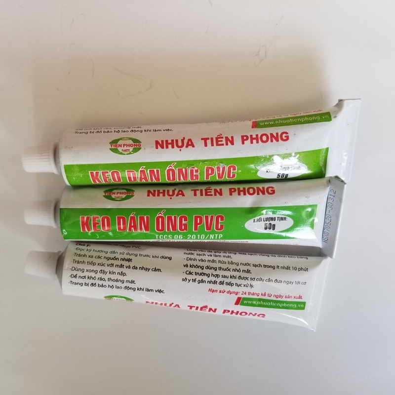 Tuýp 15g keo dán ống PVC Tiền Phong