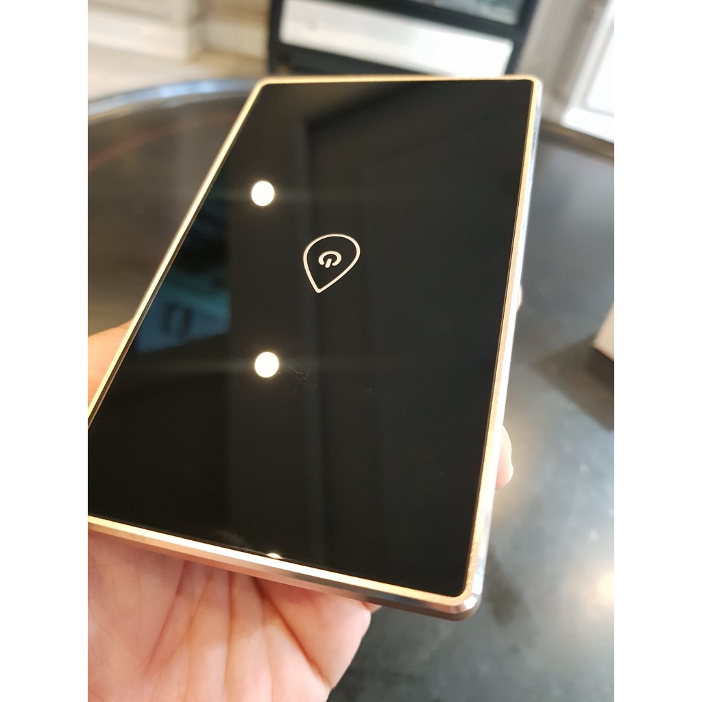 Công tắc thông minh wifi tuya/smartlife viền nhôm bình nóng lạnh 20A, Công suất cao 4200w